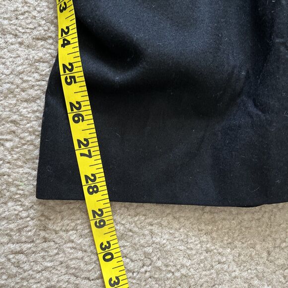 J Crew sz 6 High Rise Italian Merino Wool Black Pleated Front Slacks Dress Pants - Picture 11 of 12